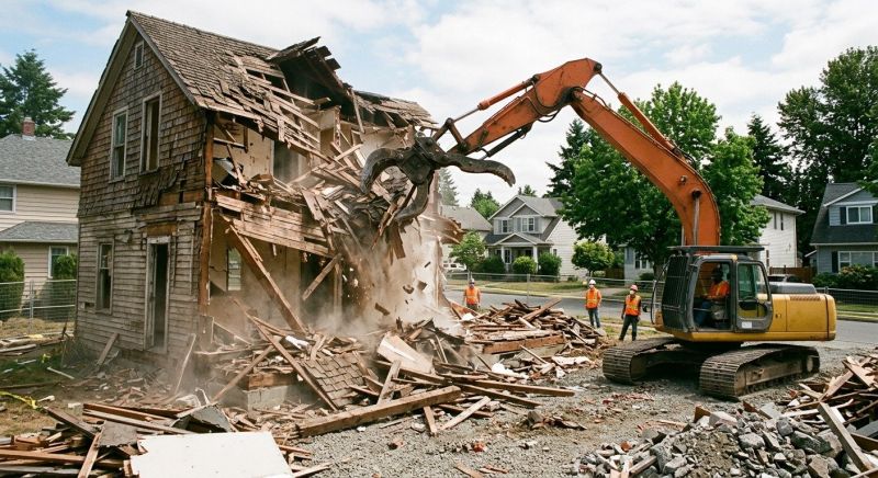 House Wrecking in Katy, TX